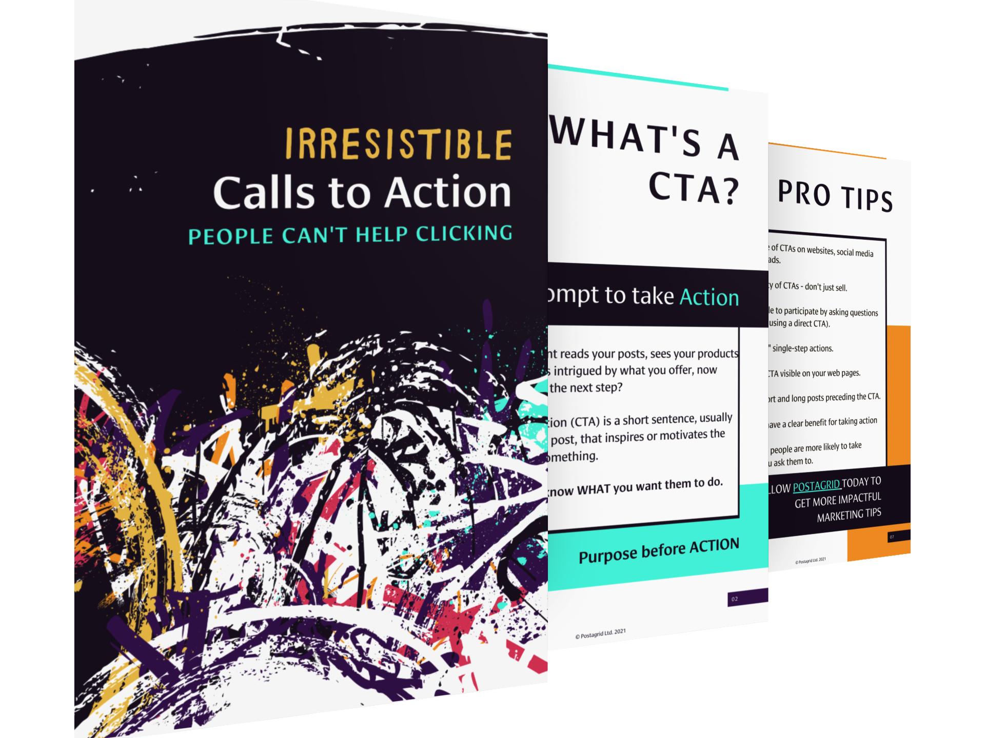 Irresistible Calls To Action cover and two pages